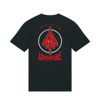 Black Printed T-shirt Back