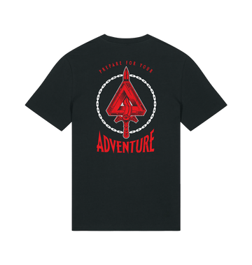 Black Printed T-shirt Back