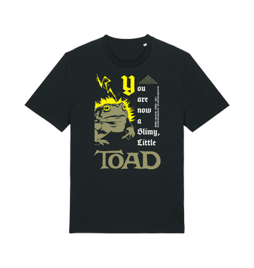 Black Printed T-shirt Front