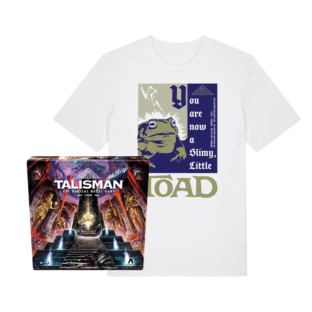 Talisman: The Magical Quest Board Game - 5th Edition & T Shirt Bundle